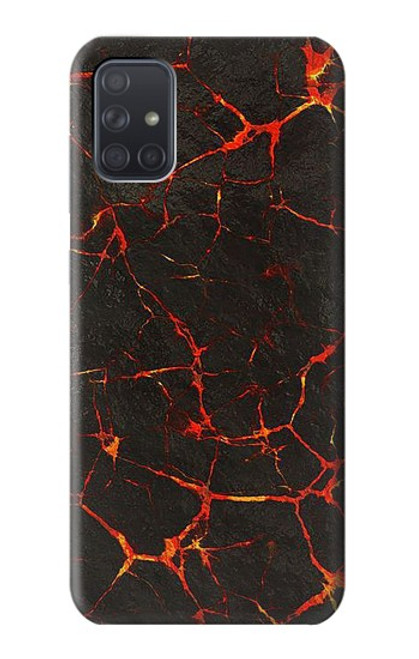 S3696 溶岩マグマ Lava Magma Samsung Galaxy A71 5G バックケース、フリップケース・カバー