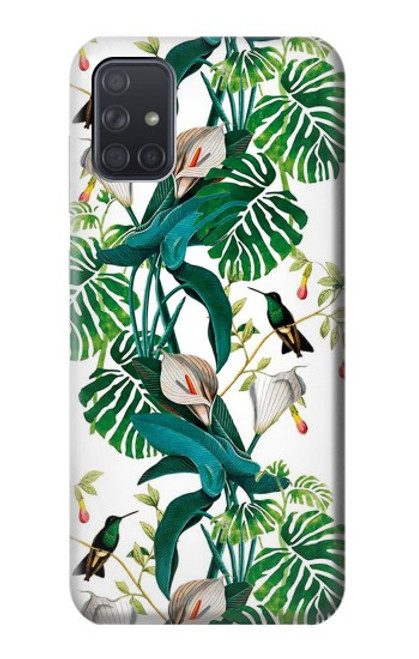 S3697 リーフライフバード Leaf Life Birds Samsung Galaxy A71 5G バックケース、フリップケース・カバー
