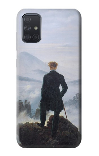 S3789 霧の海の上の放浪者 Wanderer above the Sea of Fog Samsung Galaxy A71 5G バックケース、フリップケース・カバー