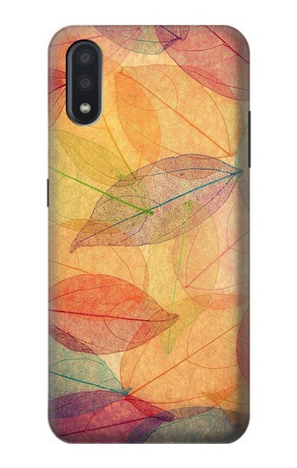 S3686 秋シーズン葉秋 Fall Season Leaf Autumn Samsung Galaxy A01 バックケース、フリップケース・カバー