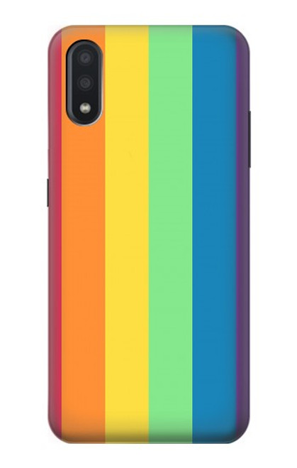 S3699 LGBTプライド LGBT Pride Samsung Galaxy A01 バックケース、フリップケース・カバー