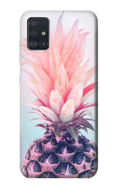 S3711 ピンクパイナップル Pink Pineapple Samsung Galaxy A51 バックケース、フリップケース・カバー