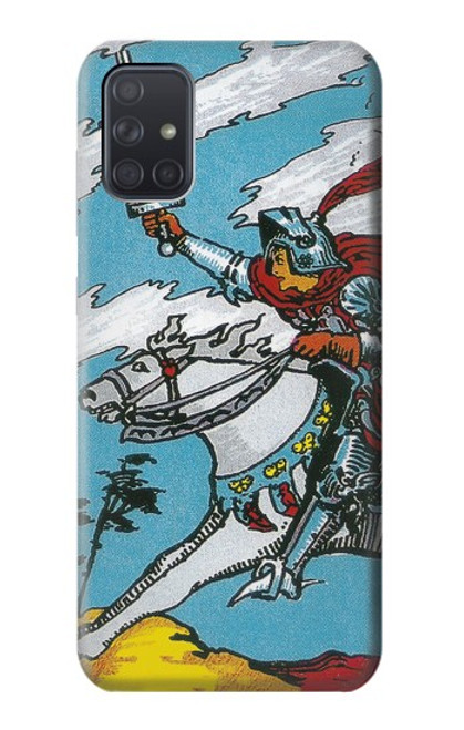 S3731 タロットカード剣の騎士 Tarot Card Knight of Swords Samsung Galaxy A71 バックケース、フリップケース・カバー
