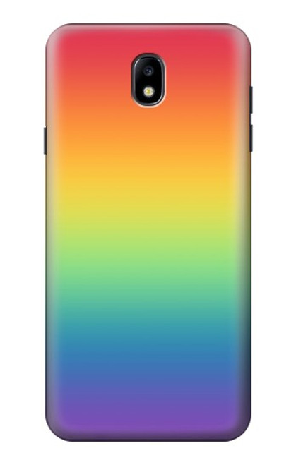 S3698 LGBTグラデーションプライドフラグ LGBT Gradient Pride Flag Samsung Galaxy J7 (2018), J7 Aero, J7 Top, J7 Aura, J7 Crown, J7 Refine, J7 Eon, J7 V 2nd Gen, J7 Star バックケース、フリップケース・カバー