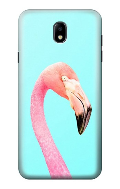 S3708 ピンクのフラミンゴ Pink Flamingo Samsung Galaxy J7 (2018), J7 Aero, J7 Top, J7 Aura, J7 Crown, J7 Refine, J7 Eon, J7 V 2nd Gen, J7 Star バックケース、フリップケース・カバー