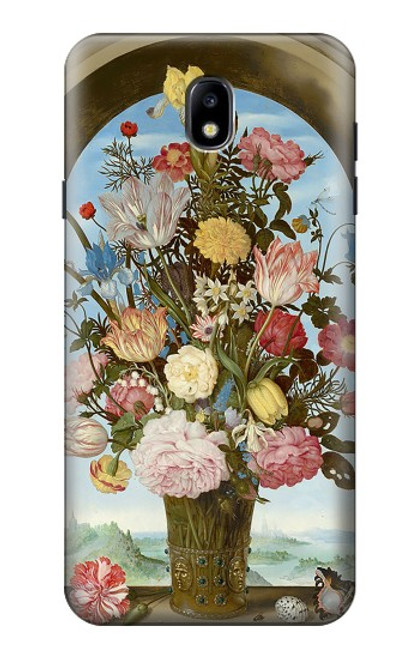 S3749 花瓶 Vase of Flowers Samsung Galaxy J7 (2018), J7 Aero, J7 Top, J7 Aura, J7 Crown, J7 Refine, J7 Eon, J7 V 2nd Gen, J7 Star バックケース、フリップケース・カバー