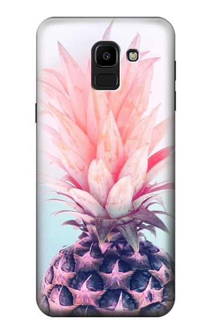 S3711 ピンクパイナップル Pink Pineapple Samsung Galaxy J6 (2018) バックケース、フリップケース・カバー