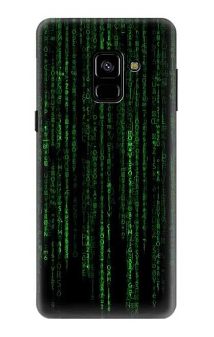 S3668 バイナリコード Binary Code Samsung Galaxy A8 (2018) バックケース、フリップケース・カバー