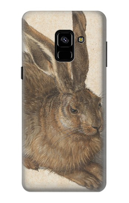 S3781 アルブレヒト・デューラー・ヤング・ヘア Albrecht Durer Young Hare Samsung Galaxy A8 (2018) バックケース、フリップケース・カバー