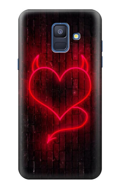 S3682 デビルハート Devil Heart Samsung Galaxy A6 (2018) バックケース、フリップケース・カバー