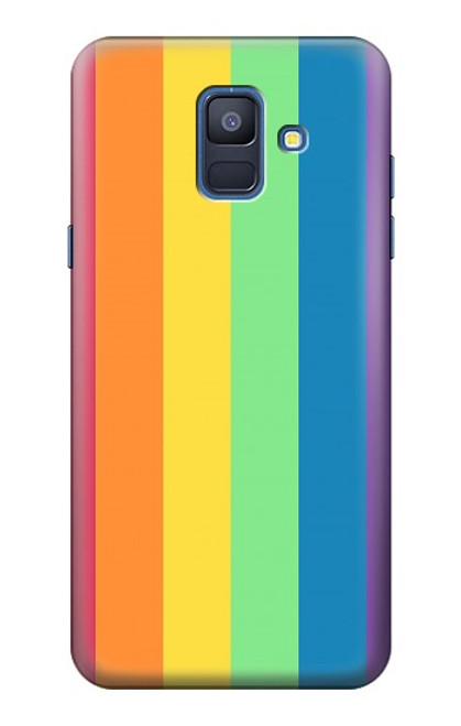 S3699 LGBTプライド LGBT Pride Samsung Galaxy A6 (2018) バックケース、フリップケース・カバー