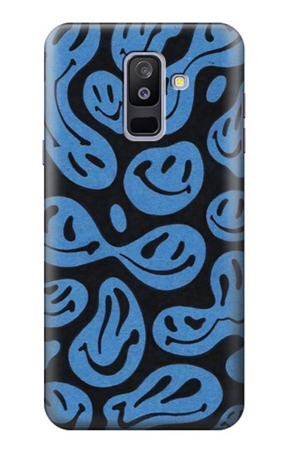 S3679 かわいいゴーストパターン Cute Ghost Pattern Samsung Galaxy A6+ (2018), J8 Plus 2018, A6 Plus 2018  バックケース、フリップケース・カバー