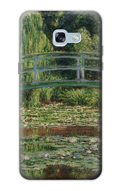 S3674 クロードモネ歩道橋とスイレンプール Claude Monet Footbridge and Water Lily Pool Samsung Galaxy A5 (2017) バックケース、フリップケース・カバー