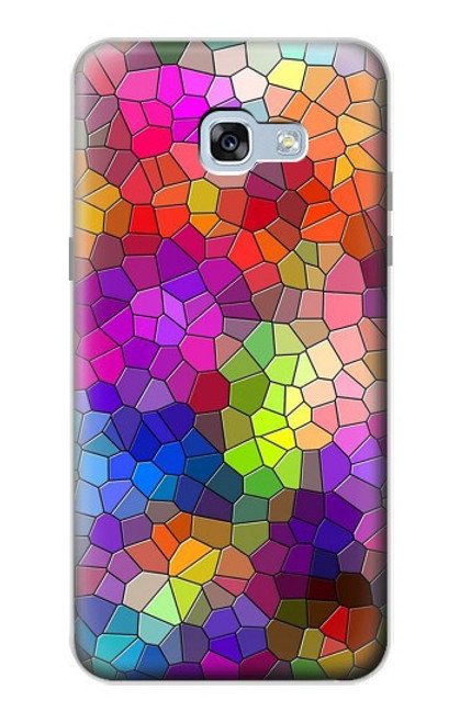 S3677 カラフルなレンガのモザイク Colorful Brick Mosaics Samsung Galaxy A5 (2017) バックケース、フリップケース・カバー