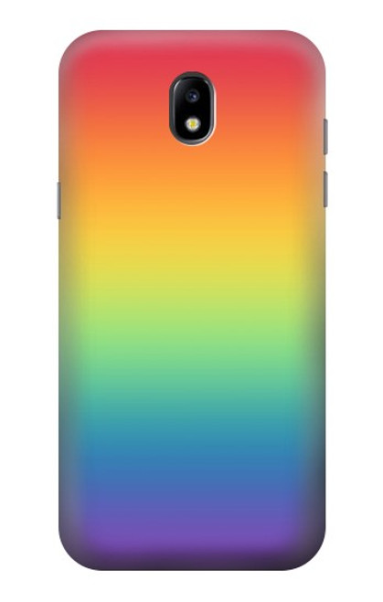 S3698 LGBTグラデーションプライドフラグ LGBT Gradient Pride Flag Samsung Galaxy J5 (2017) EU Version バックケース、フリップケース・カバー