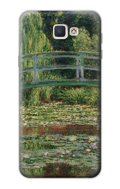 S3674 クロードモネ歩道橋とスイレンプール Claude Monet Footbridge and Water Lily Pool Samsung Galaxy J7 Prime (SM-G610F) バックケース、フリップケース・カバー