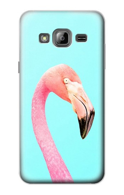 S3708 ピンクのフラミンゴ Pink Flamingo Samsung Galaxy J3 (2016) バックケース、フリップケース・カバー