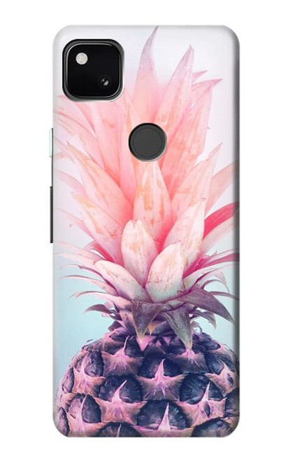 S3711 ピンクパイナップル Pink Pineapple Google Pixel 4a バックケース、フリップケース・カバー