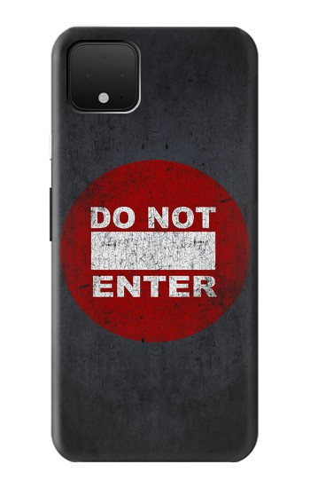 S3683 立入禁止 Do Not Enter Google Pixel 4 バックケース、フリップケース・カバー