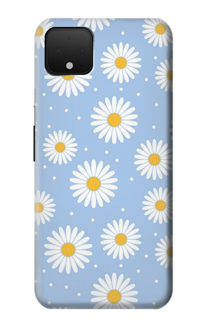 S3681 デイジーの花のパターン Daisy Flowers Pattern Google Pixel 4 XL バックケース、フリップケース・カバー