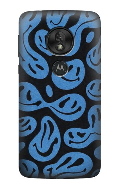 S3679 かわいいゴーストパターン Cute Ghost Pattern Motorola Moto G7 Play バックケース、フリップケース・カバー