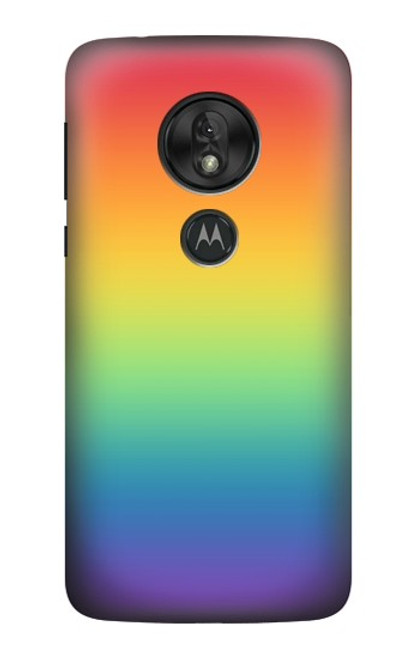 S3698 LGBTグラデーションプライドフラグ LGBT Gradient Pride Flag Motorola Moto G7 Play バックケース、フリップケース・カバー