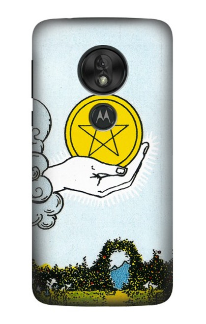 S3722 タロットカードペンタクルコインのエース Tarot Card Ace of Pentacles Coins Motorola Moto G7 Power バックケース、フリップケース・カバー