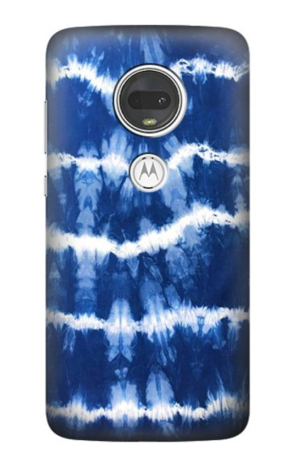 S3671 ブルータイダイ Blue Tie Dye Motorola Moto G7, Moto G7 Plus バックケース、フリップケース・カバー
