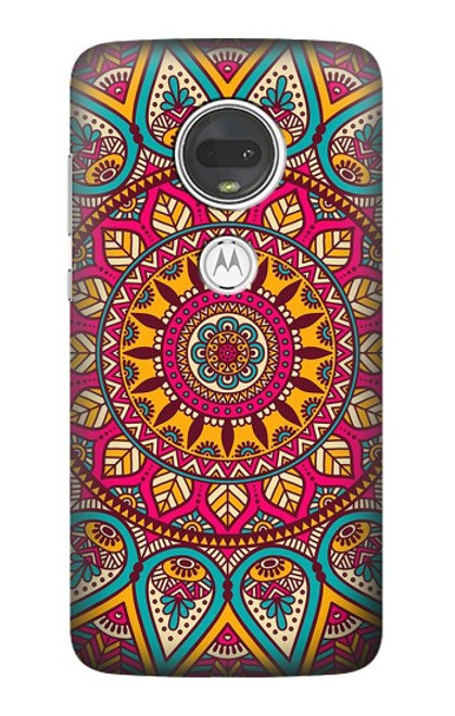S3694 ヒッピーアートパターン Hippie Art Pattern Motorola Moto G7, Moto G7 Plus バックケース、フリップケース・カバー
