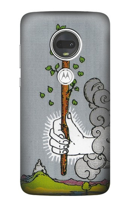 S3723 タロットカードワンドの時代 Tarot Card Age of Wands Motorola Moto G7, Moto G7 Plus バックケース、フリップケース・カバー