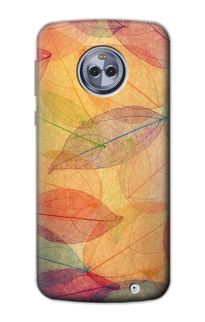 S3686 秋シーズン葉秋 Fall Season Leaf Autumn Motorola Moto X4 バックケース、フリップケース・カバー