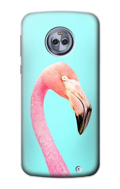 S3708 ピンクのフラミンゴ Pink Flamingo Motorola Moto X4 バックケース、フリップケース・カバー