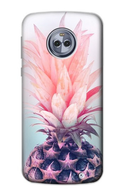 S3711 ピンクパイナップル Pink Pineapple Motorola Moto X4 バックケース、フリップケース・カバー