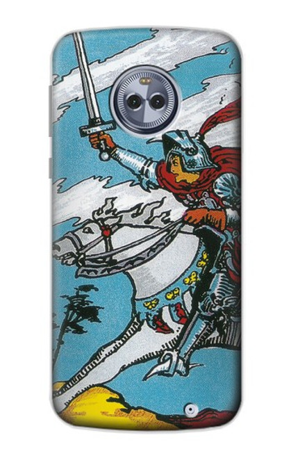 S3731 タロットカード剣の騎士 Tarot Card Knight of Swords Motorola Moto X4 バックケース、フリップケース・カバー