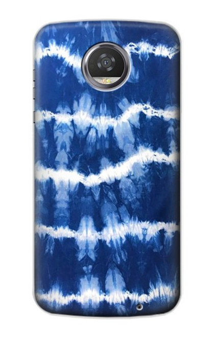 S3671 ブルータイダイ Blue Tie Dye Motorola Moto Z2 Play, Z2 Force バックケース、フリップケース・カバー