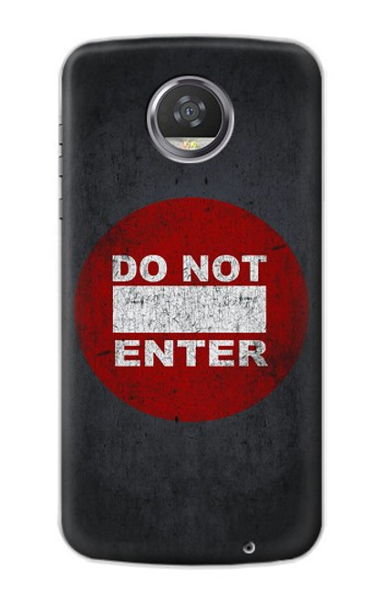 S3683 立入禁止 Do Not Enter Motorola Moto Z2 Play, Z2 Force バックケース、フリップケース・カバー