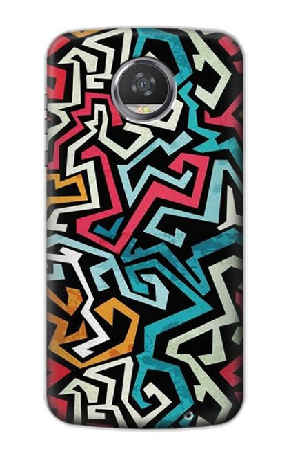 S3712 ポップアートパターン Pop Art Pattern Motorola Moto Z2 Play, Z2 Force バックケース、フリップケース・カバー