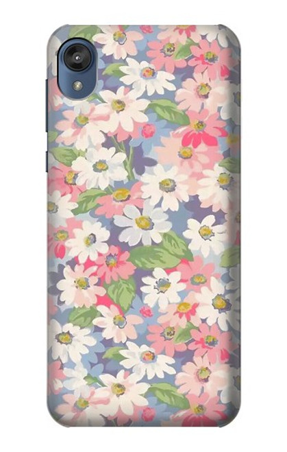 S3688 花の花のアートパターン Floral Flower Art Pattern Motorola Moto E6, Moto E (6th Gen) バックケース、フリップケース・カバー