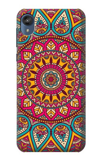 S3694 ヒッピーアートパターン Hippie Art Pattern Motorola Moto E6, Moto E (6th Gen) バックケース、フリップケース・カバー