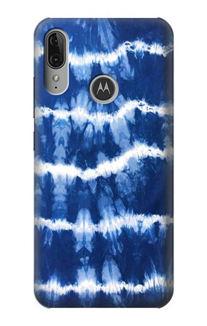 S3671 ブルータイダイ Blue Tie Dye Motorola Moto E6 Plus, Moto E6s バックケース、フリップケース・カバー
