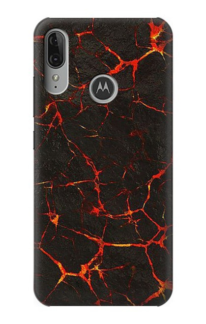 S3696 溶岩マグマ Lava Magma Motorola Moto E6 Plus, Moto E6s バックケース、フリップケース・カバー