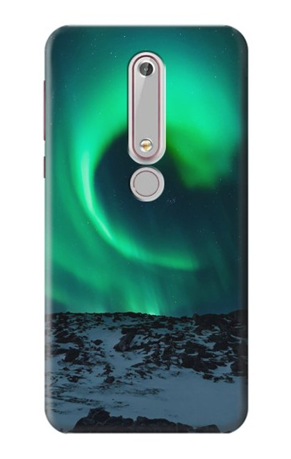 S3667 オーロラノーザンライト Aurora Northern Light Nokia 6.1, Nokia 6 2018 バックケース、フリップケース・カバー