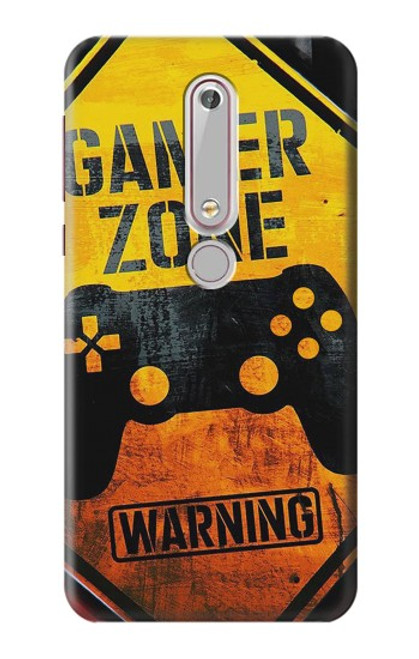 S3690 ゲーマーゾーン Gamer Zone Nokia 6.1, Nokia 6 2018 バックケース、フリップケース・カバー
