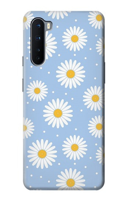 S3681 デイジーの花のパターン Daisy Flowers Pattern OnePlus Nord バックケース、フリップケース・カバー
