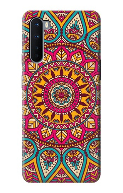 S3694 ヒッピーアートパターン Hippie Art Pattern OnePlus Nord バックケース、フリップケース・カバー