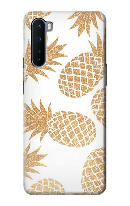 S3718 シームレスパイナップル Seamless Pineapple OnePlus Nord バックケース、フリップケース・カバー