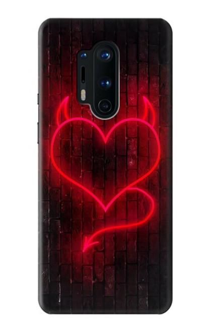 S3682 デビルハート Devil Heart OnePlus 8 Pro バックケース、フリップケース・カバー
