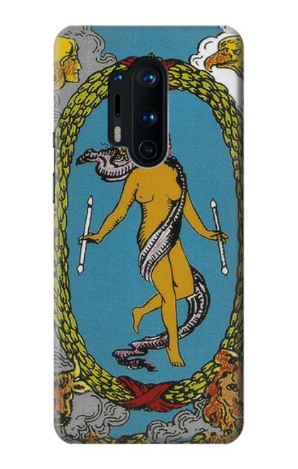 S3746 タロットカード世界 Tarot Card The World OnePlus 8 Pro バックケース、フリップケース・カバー