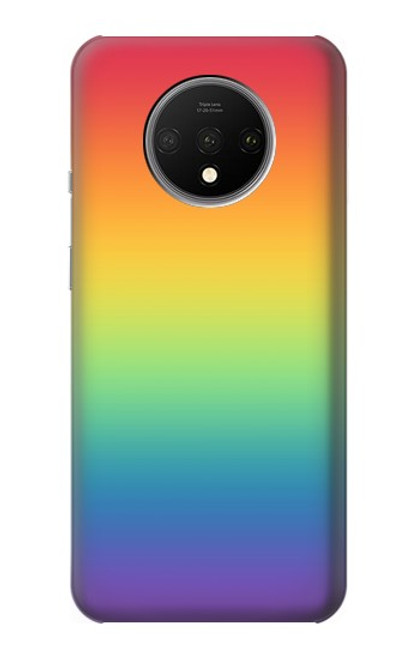 S3698 LGBTグラデーションプライドフラグ LGBT Gradient Pride Flag OnePlus 7T バックケース、フリップケース・カバー