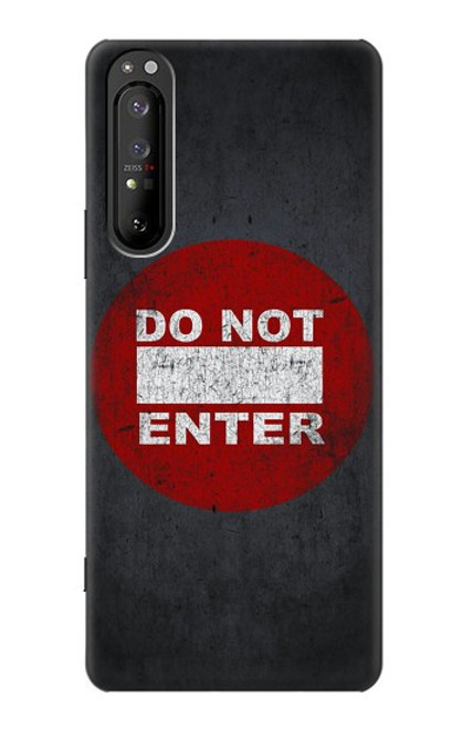 S3683 立入禁止 Do Not Enter Sony Xperia 1 II バックケース、フリップケース・カバー